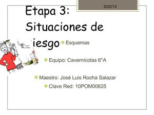 Etapa 3: Situaciones de Riesgo