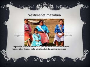 vestimenta mazahua