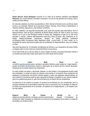 Representantes de la educación popular en Latinoamerica