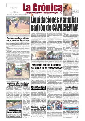 La Crónica 21 de mayo 2013