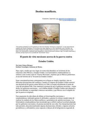 destino manifiesto
