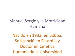 LA MOTRICIDAD HUMANA, EDUCACION FISICA Y RECREACION 