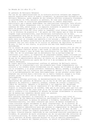 la decada de los años 80`s y 90`s en colombia