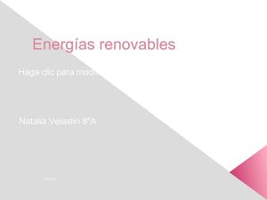 Energías Renovables