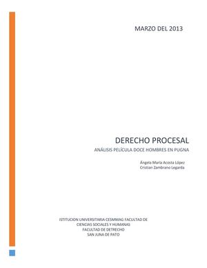 análisis 12 hombres en pugna