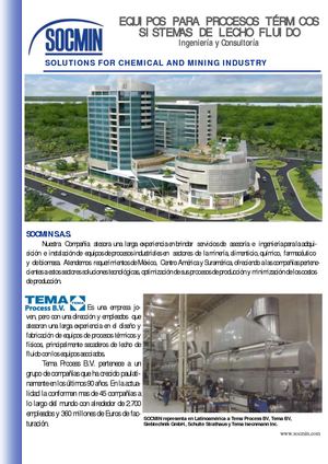 Secadores de lecho fluido en Venezuela. Consúltenos: rl@socmin.com