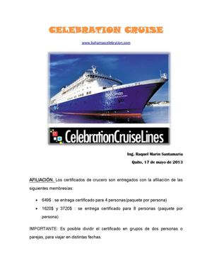 Celebration Cruise