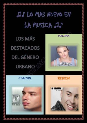 lo mas nuevo del genero urbano