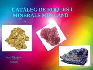 Roques i minerals Min Land