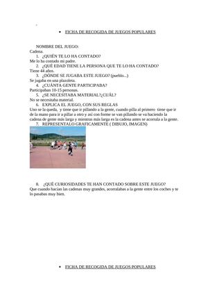 Juegos populares