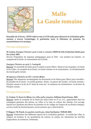 Malle La Gaule romaine