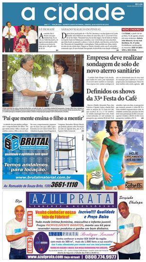 Jornal A Cidade - Edição 823 de 28/8/2010