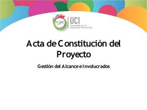 Acta de Constitucion