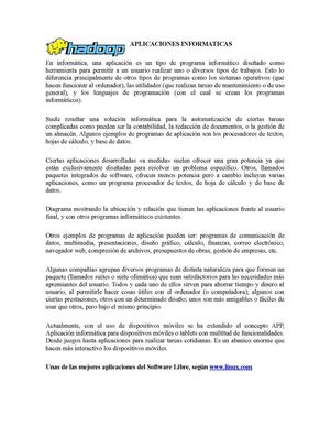 Aplicaciones Informaticas