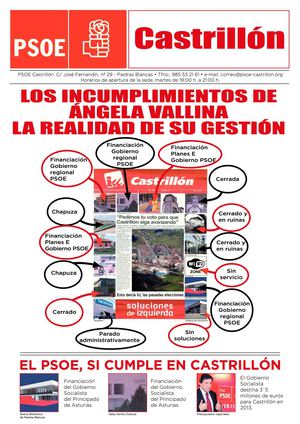 PERIODICO PSOE CASTRILLÓN MAYO-2013