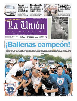 La Unión de Morelos 26 Mayo 2013