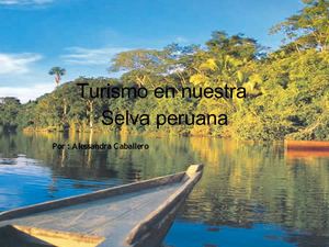 Viajando por nuestra selva peruana