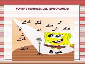 formas verbales español