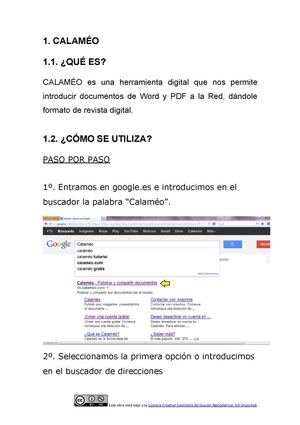 ¿Cómo utilizar CALAMÉO?