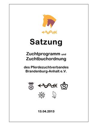 Satzung PZV BA 2013