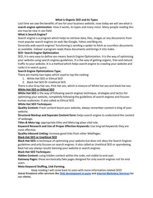 SEO Service provider company in pune