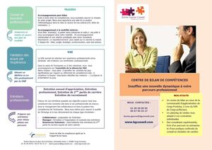 Bilan de compétences Cergy Pontoise