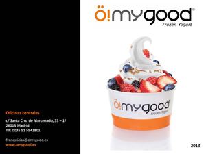 DOSSIER FRANQUICIA MASTER O!MYGOOD  