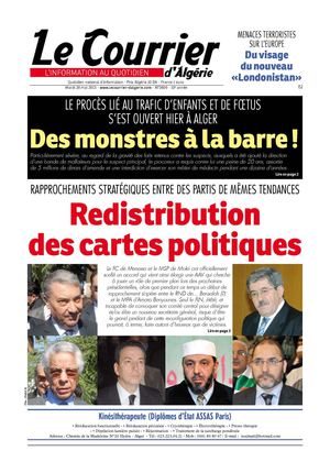 Le Courrier d'Algérie du mardi 28 mai 2013