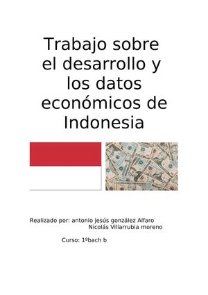 La economía de Indonesia 