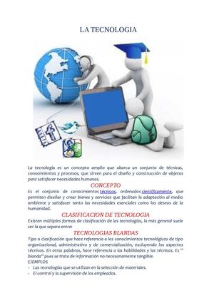 LA TECNOLOGÍA.