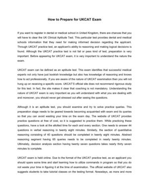 How to Prepare for UKCAT Exam