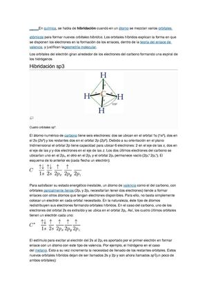 orbitales hibridos