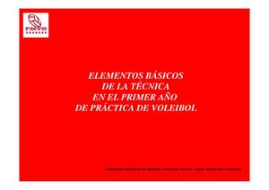 PARA JUGAR MEJOR AL VOLEIBOL (NO ENTRA EN EXAMEN)