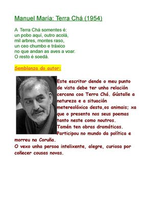 poemas e semblanzas de autores
