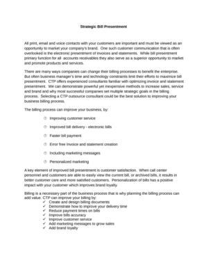 Calaméo - Strategic Bill Presentment