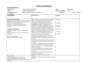 SESION  DE APRENDIZAJE 2013 intervalos