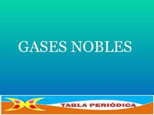 Gases nobles