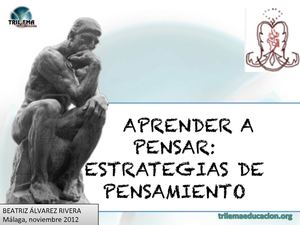 APRENDER A PENSAR
