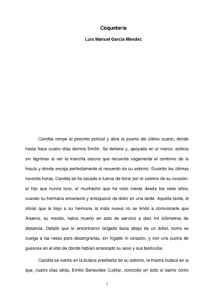 Luis Manuel García Méndez -  Coquetería (2013)
