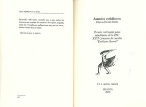 Diego López del Barrio - Asuntos cotidianos (2009, ESO)