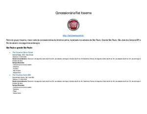 Concessionária Fiat Itavema