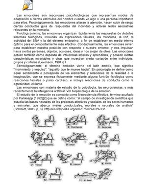 trastornos de la emocion