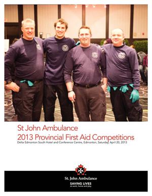 Sun Hills Highvale ER First Aid Competition Photo Journal 2013