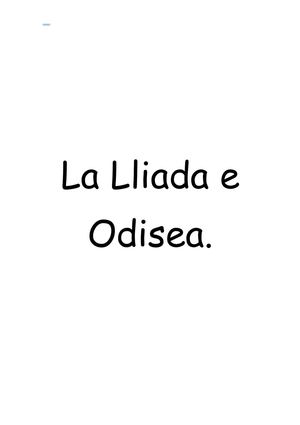 La Lliada e Odisea