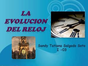 La evolución del Reloj 
