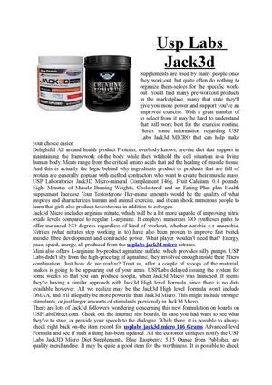 usplabs jack3d micro Lemon Lime