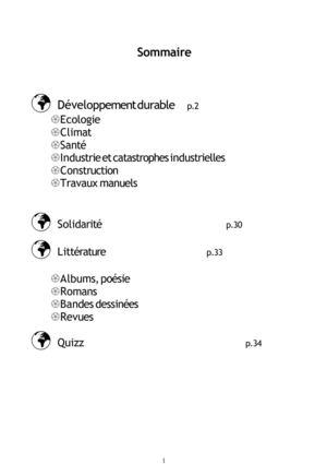 Bibliographie développement durable