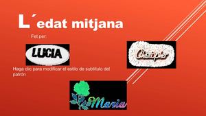 L´edat mitjana