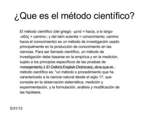 metodos cientificos