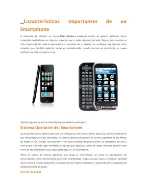 Calaméo - CARACTERÍSTICAS DE UN SMARTPHONE